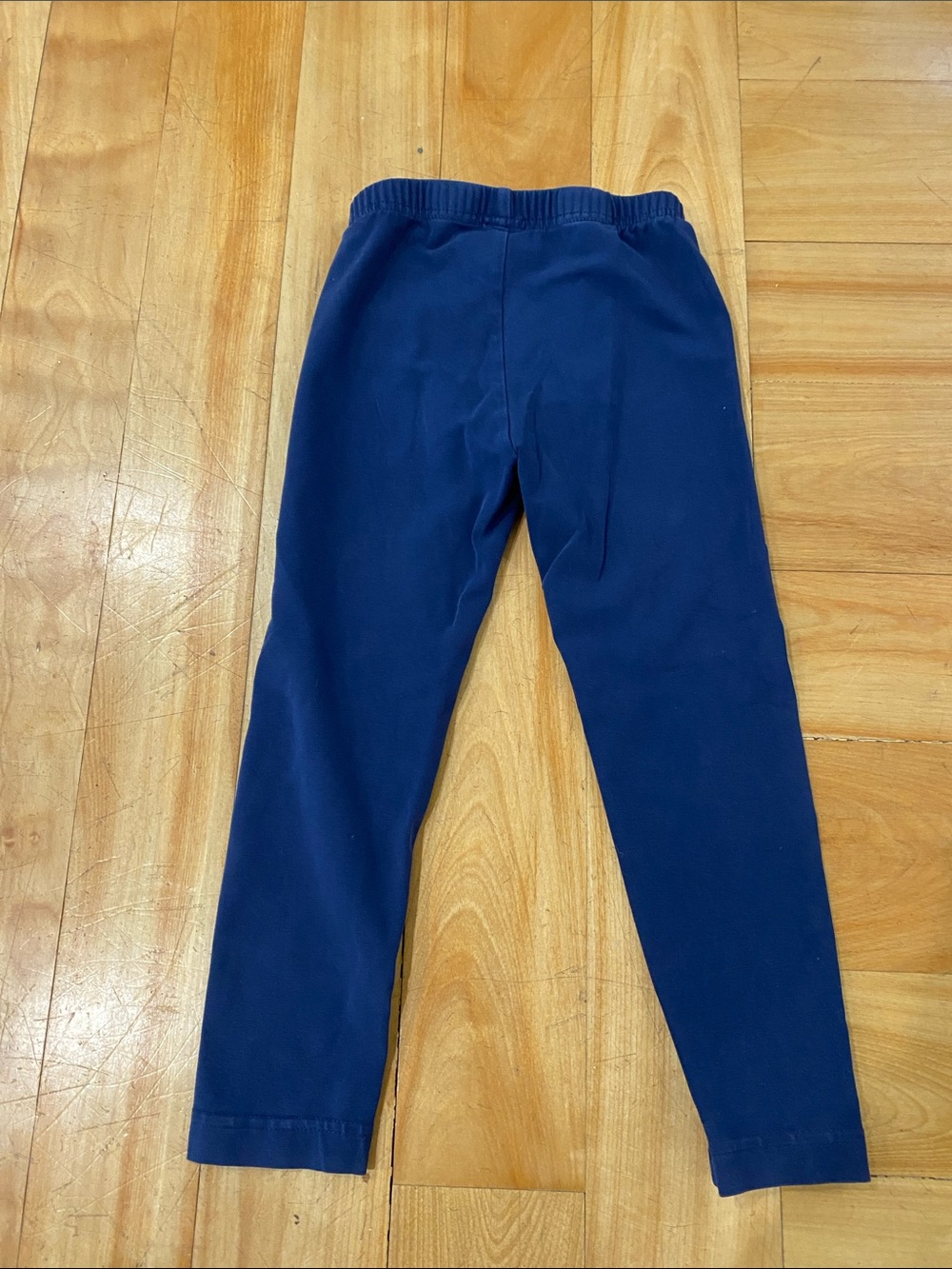 Hanna Andersson Girls' Two-Pack Lot of Leggings in Navy and Bright Blue - Picture 5 of 9